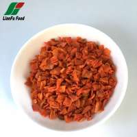 Air dried carrot dice 10x10x2mm