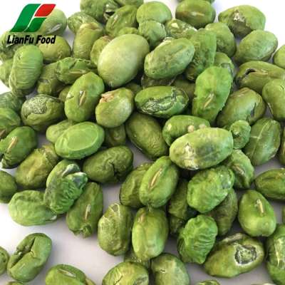 Customized Various types of puffed dried green peas