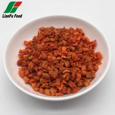 Safety green food puffed dried carrot